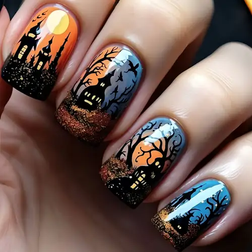 29 Halloween Nails That Are More Chic Than Scary 28 29 Halloween Nails That Are More Chic Than Scary