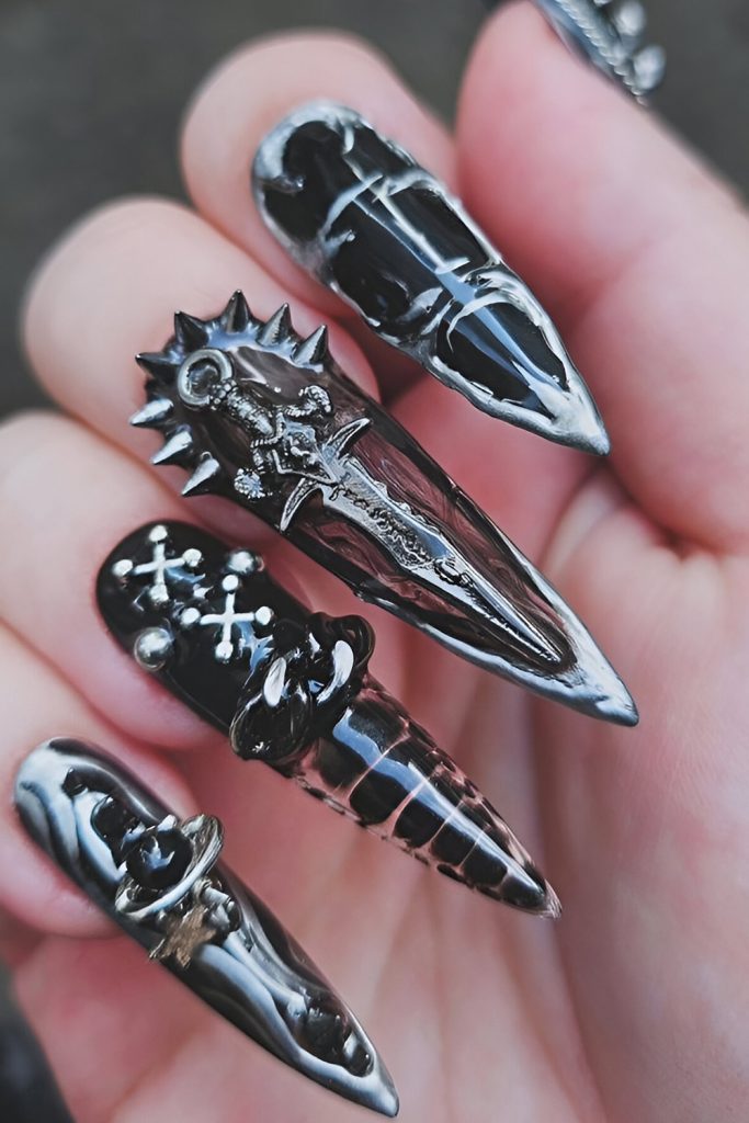 30 Cute & Playful Halloween Nail Art Designs to Try This Season