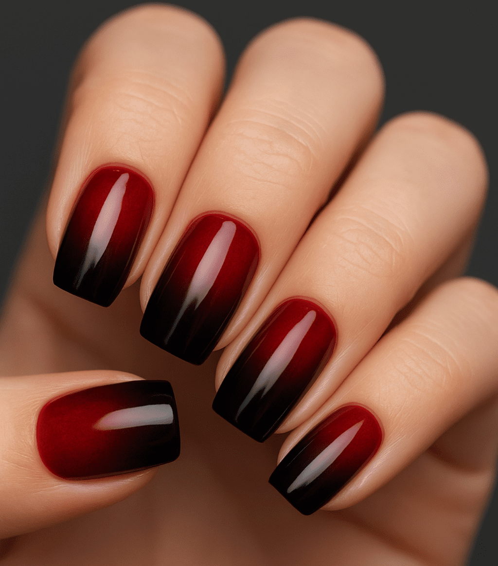27 Elegant Black Christmas Nail Ideas for a Classy Holiday Look
