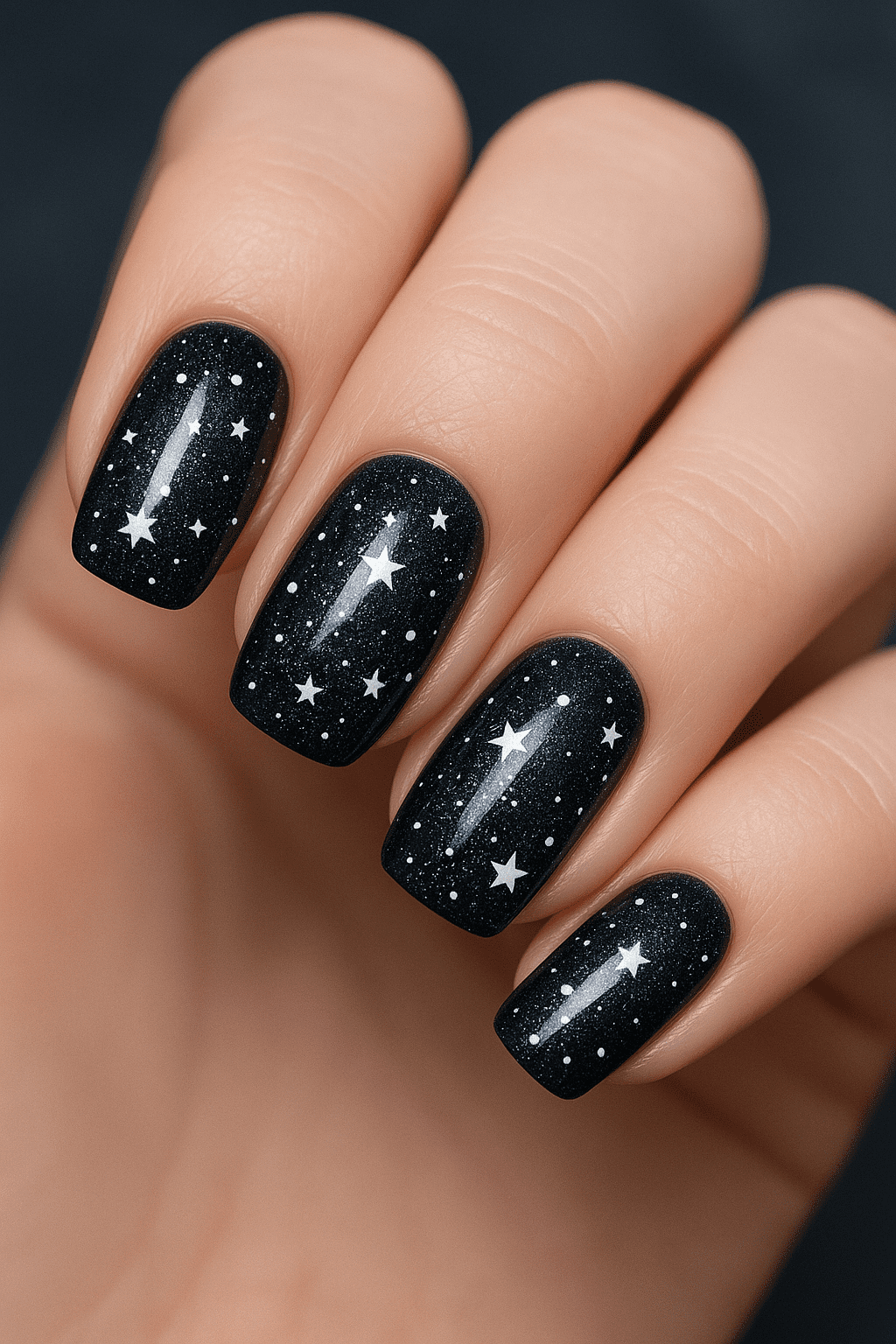 27 Elegant Black Christmas Nail Ideas for a Classy Holiday Look