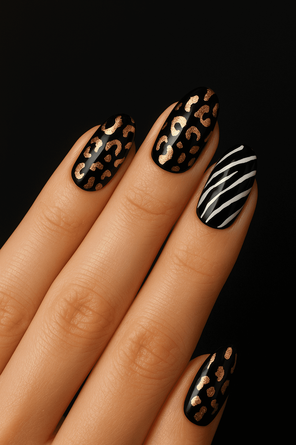 27 Elegant Black Christmas Nail Ideas for a Classy Holiday Look