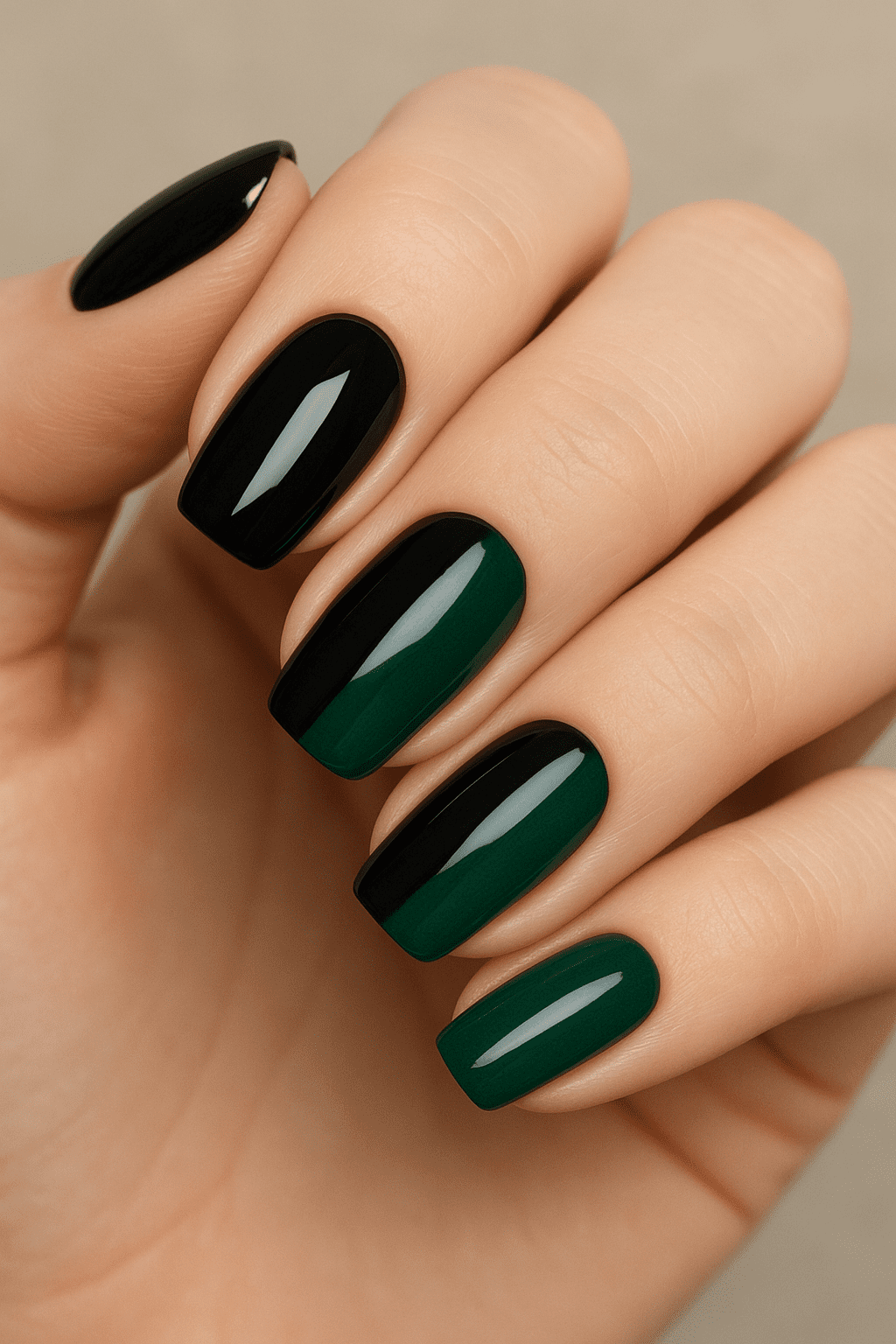 27 Elegant Black Christmas Nail Ideas for a Classy Holiday Look