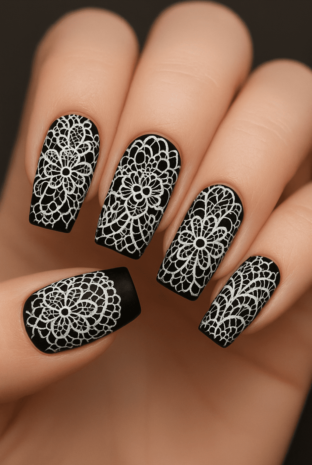 27 Elegant Black Christmas Nail Ideas for a Classy Holiday Look