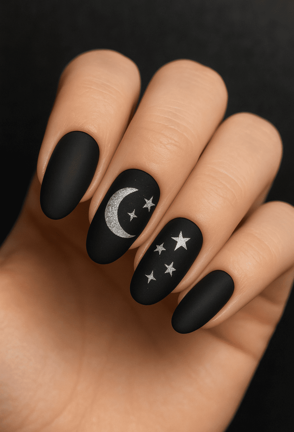 27 Elegant Black Christmas Nail Ideas for a Classy Holiday Look