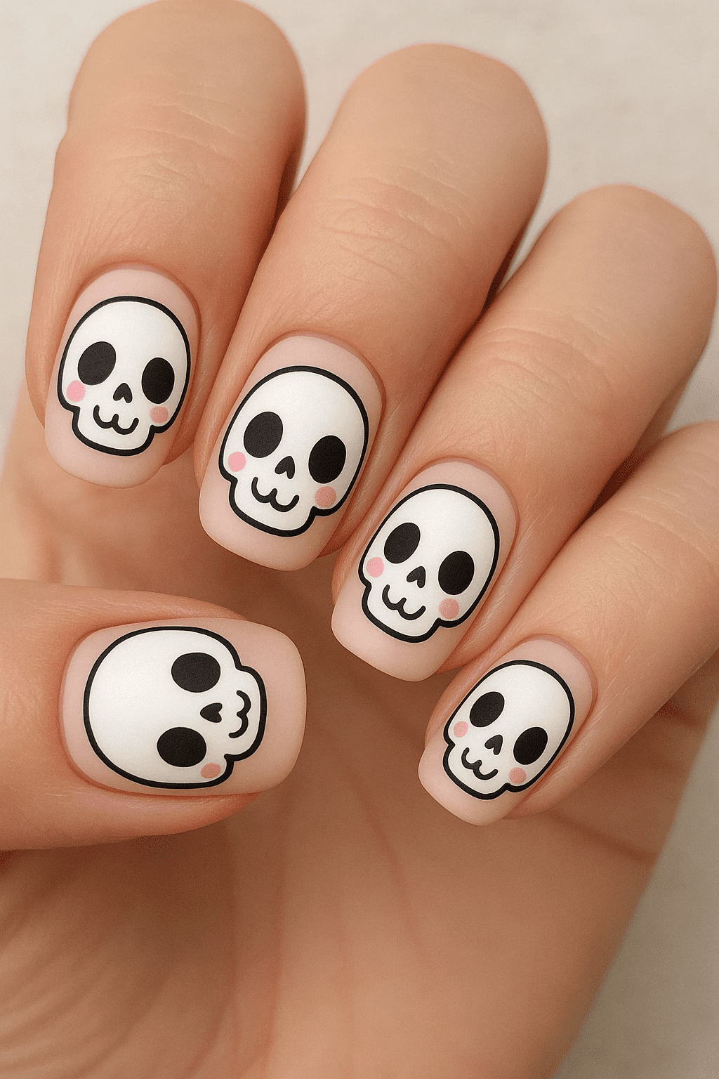 13 Skull & Skeleton Halloween Nails for a Hauntingly Chic Vibe