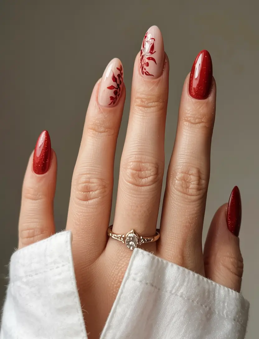 Red Winter Nails Ideas 2025–2026: Cozy, Classy & Timeless Inspiration 29 Red Winter Nails Ideas 2025–2026: Cozy, Classy & Timeless Inspiration