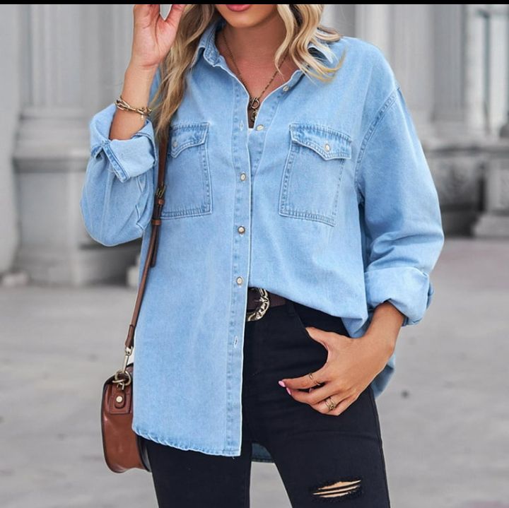 Button-Down Shirt + Slim Jeans