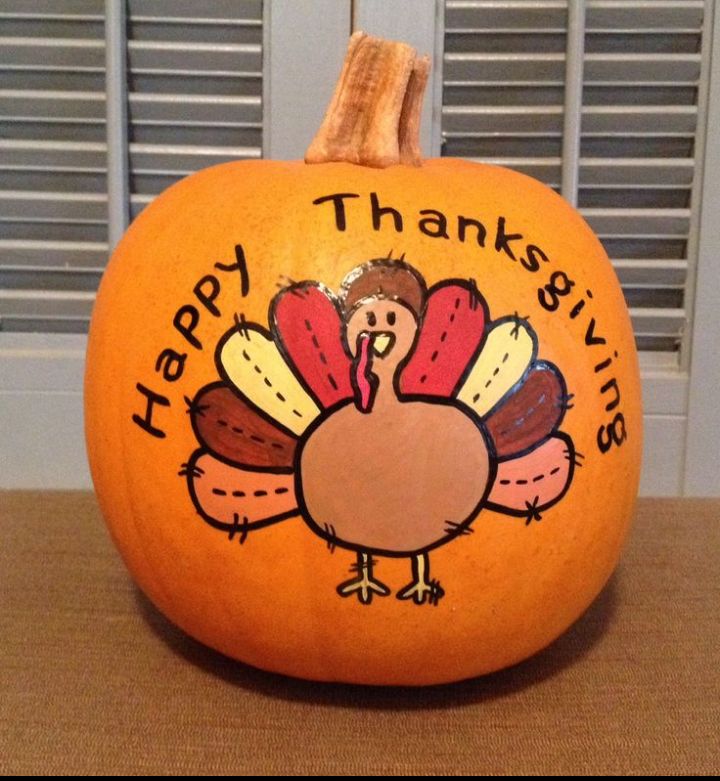 30+ Stylish Pumpkin Painting Ideas for Thanksgiving Decor