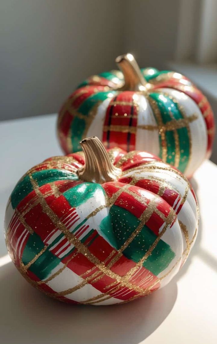 Christmas Pumpkin Painting Ideas: 25+ Stylish Ways to Give Your Pumpkins a Holiday Glow