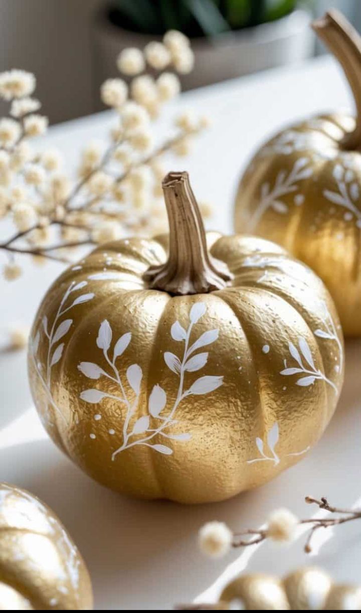 Christmas Pumpkin Painting Ideas: 25+ Stylish Ways to Give Your Pumpkins a Holiday Glow