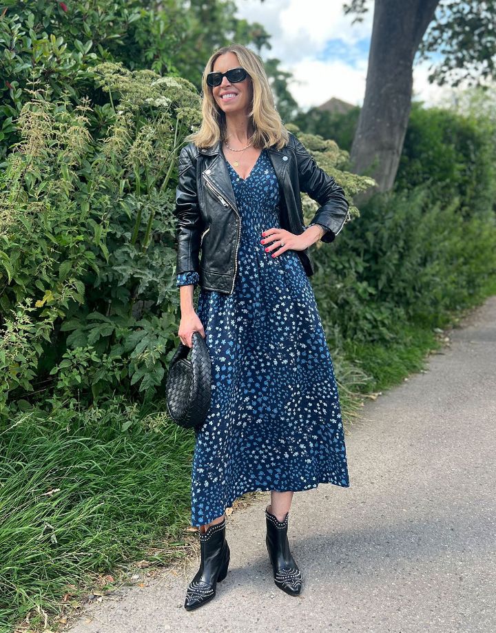 25 Ways to Style a Blue Floral Dress for Every Occasion