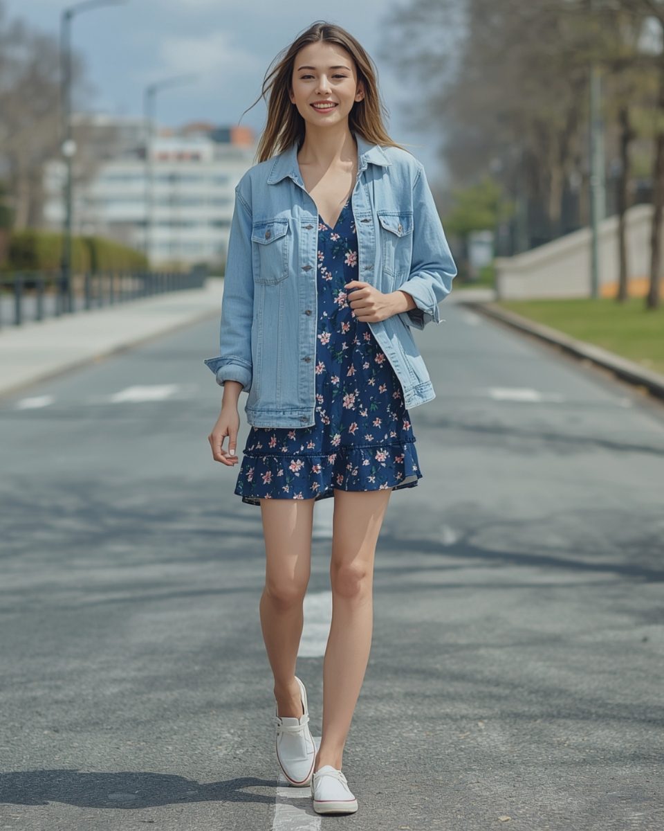 25 Ways to Style a Blue Floral Dress for Every Occasion