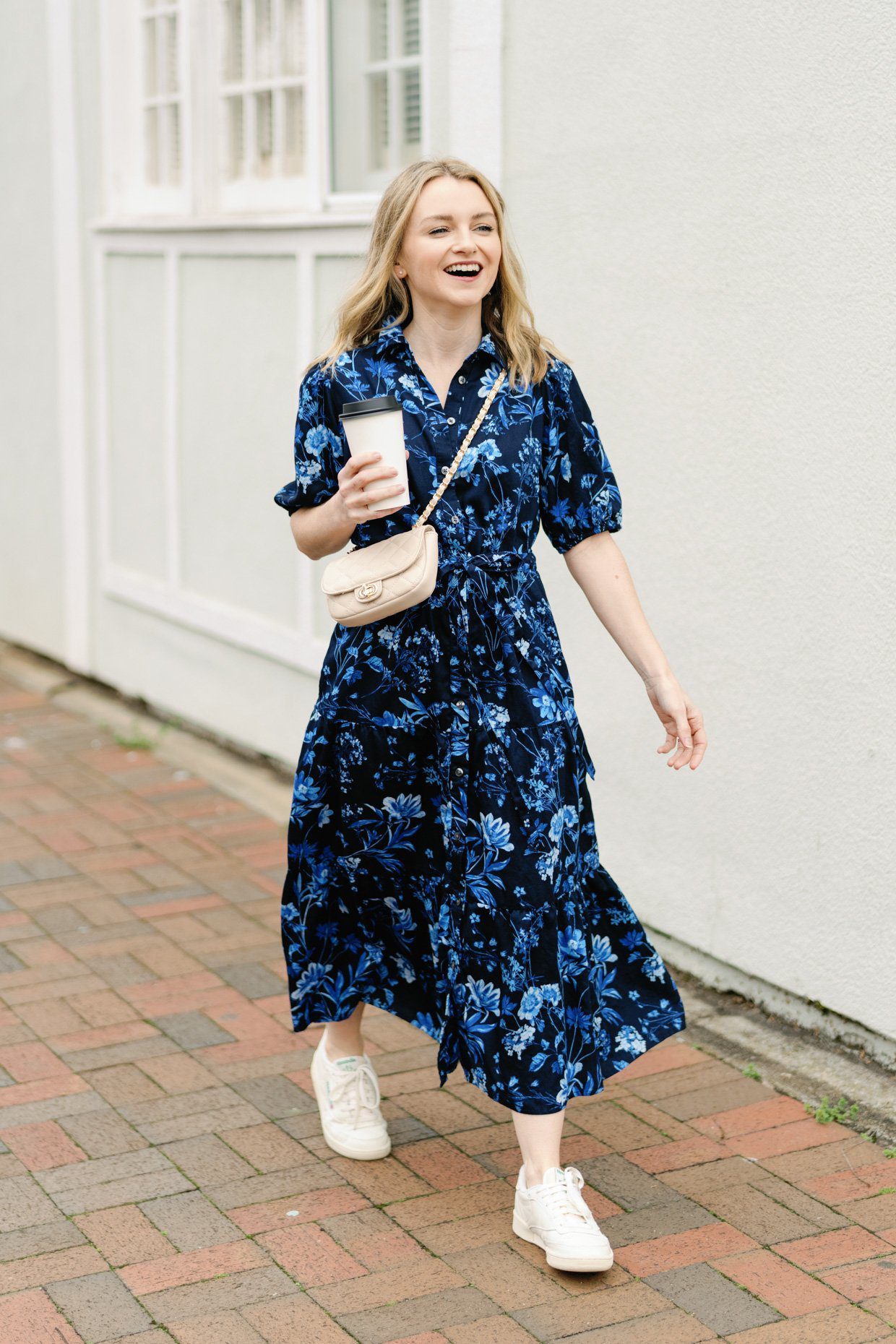 25 Ways to Style a Blue Floral Dress for Every Occasion
