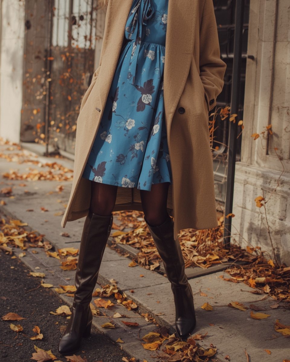 25 Ways to Style a Blue Floral Dress for Every Occasion