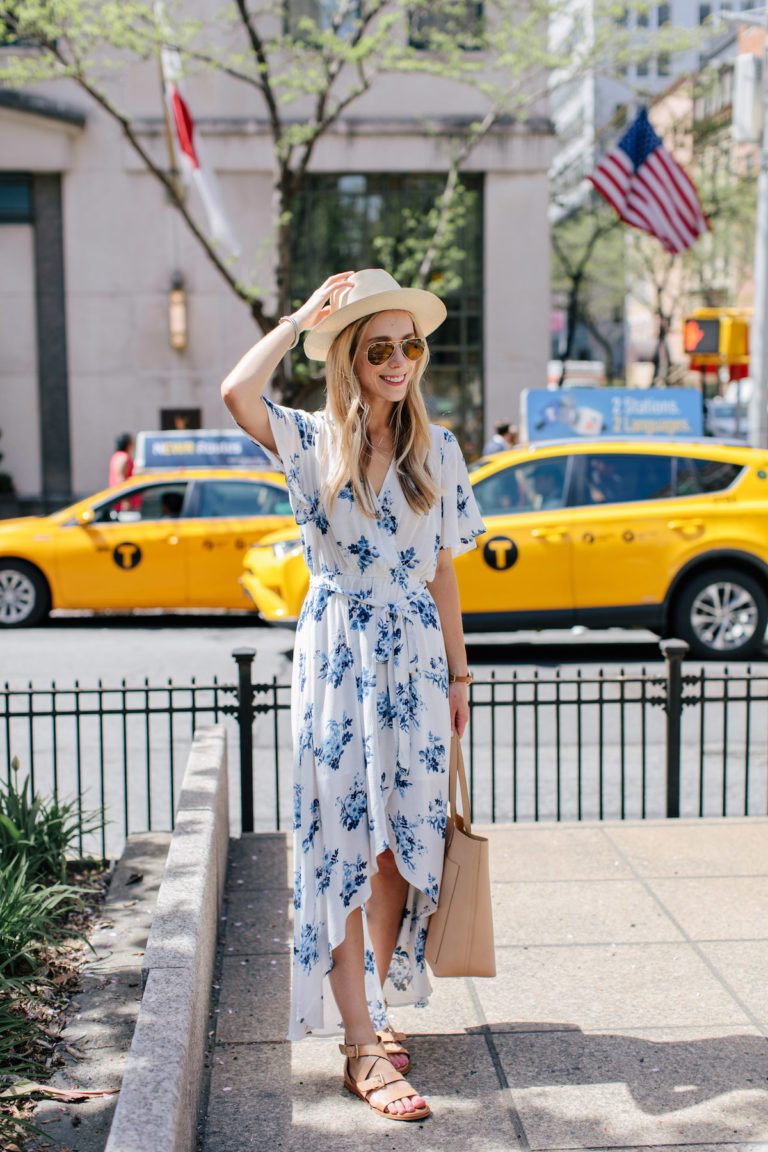 25 Ways to Style a Blue Floral Dress for Every Occasion