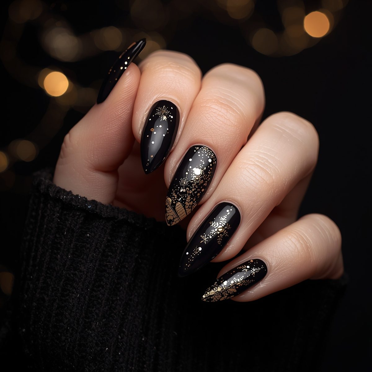 30+ Holiday Nail Designs That Even Santa Would Approve Of