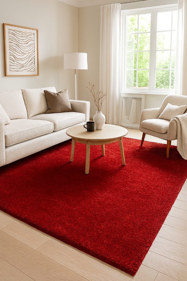 Cherry Red Living Room Inspiration: Stylish Ways to Add Bold Color