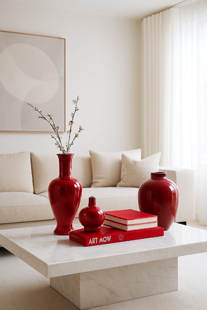 Cherry Red Living Room Inspiration: Stylish Ways to Add Bold Color