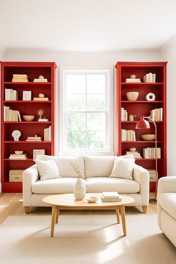 Cherry Red Living Room Inspiration: Stylish Ways to Add Bold Color