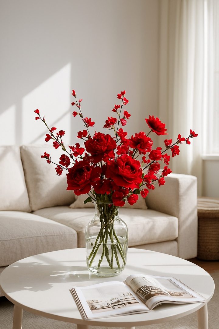 Cherry Red Living Room Inspiration: Stylish Ways to Add Bold Color