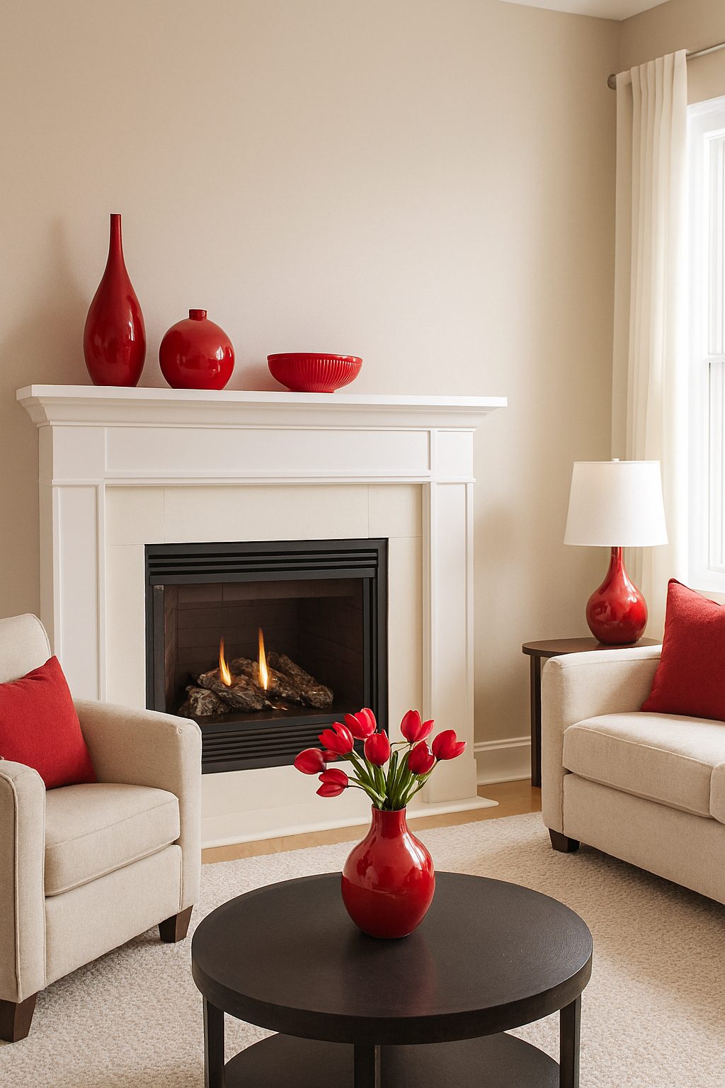 Cherry Red Living Room Inspiration: Stylish Ways to Add Bold Color