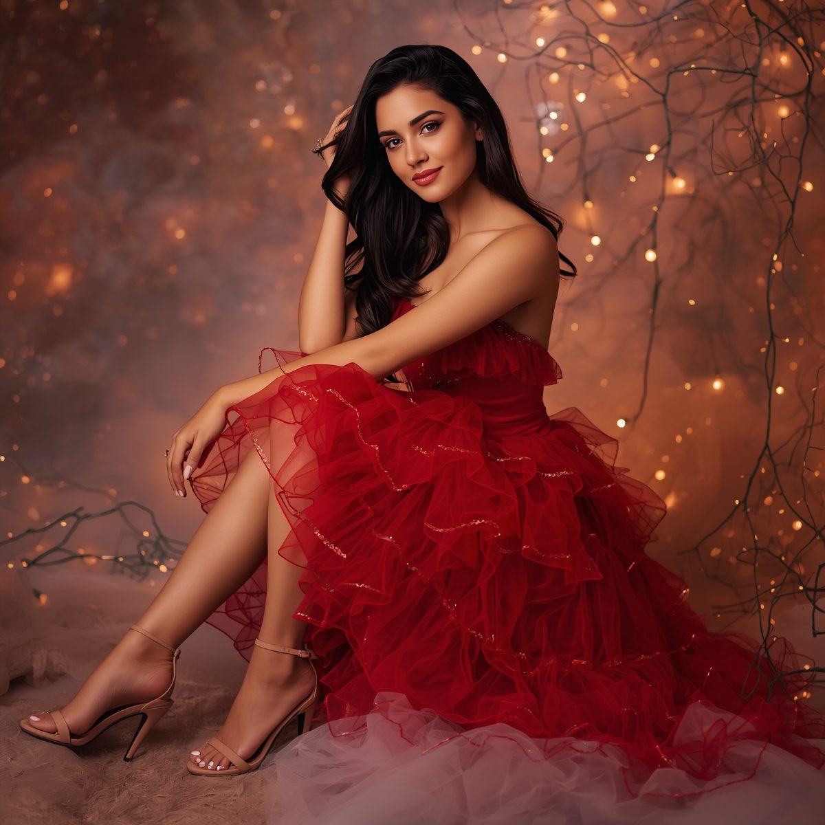 25 Red Christmas Party Dress Outfit Ideas to Shine This Holiday Season