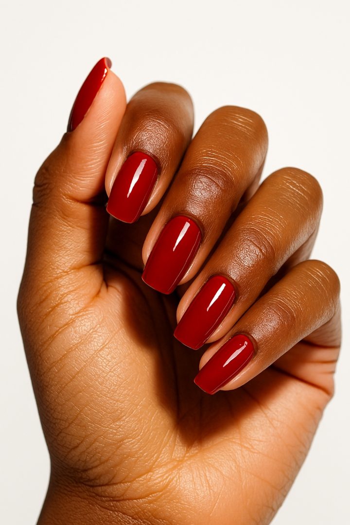 17 Christmas Nail Colors That Look Stunning on Brown Skin & Colored Hair