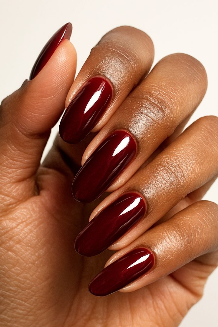 17 Christmas Nail Colors That Look Stunning on Brown Skin & Colored Hair