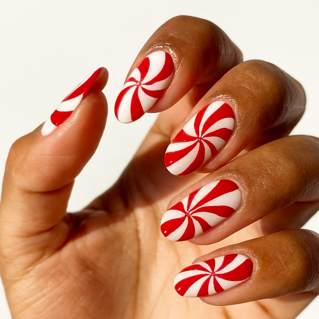 17 Christmas Nail Colors That Look Stunning on Brown Skin & Colored Hair