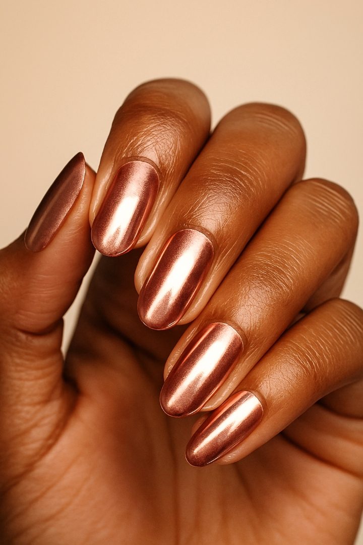17 Christmas Nail Colors That Look Stunning on Brown Skin & Colored Hair