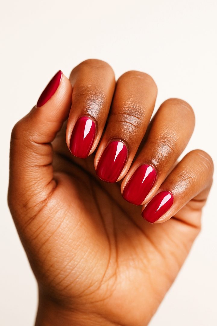 17 Christmas Nail Colors That Look Stunning on Brown Skin & Colored Hair