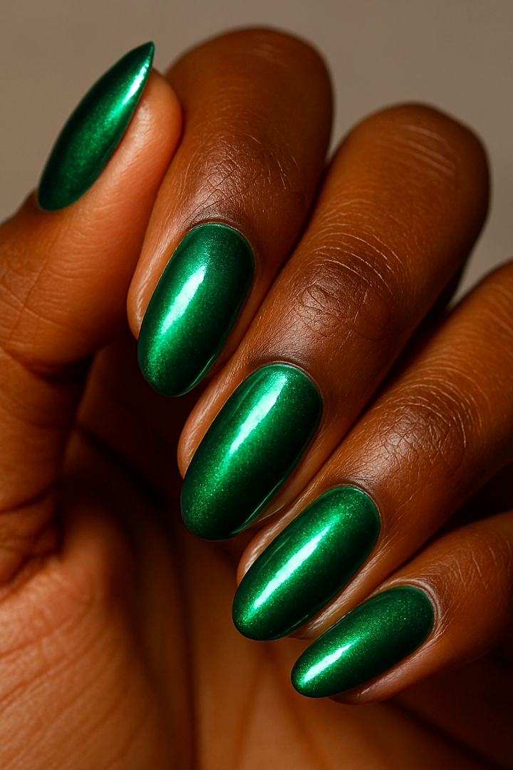 20 Metallic Nail Colors That Look Stunning on Melanin Skin