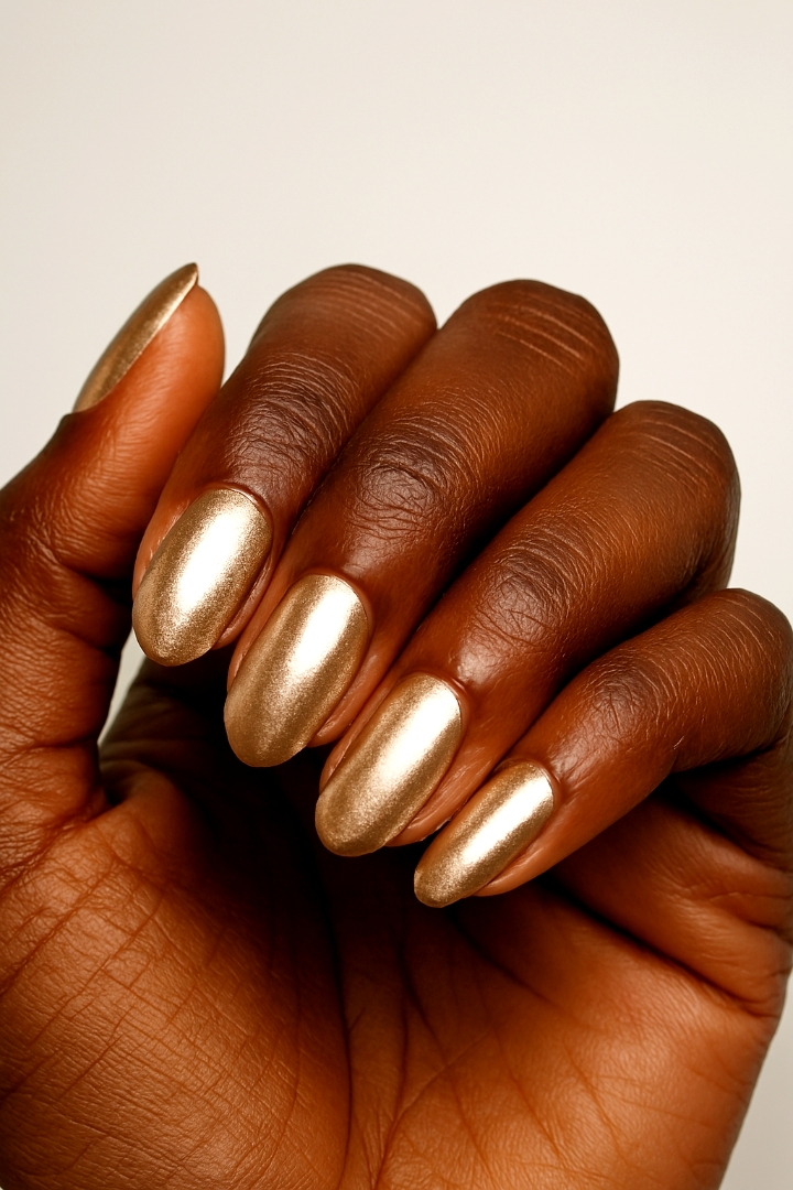 20 Metallic Nail Colors That Look Stunning on Melanin Skin