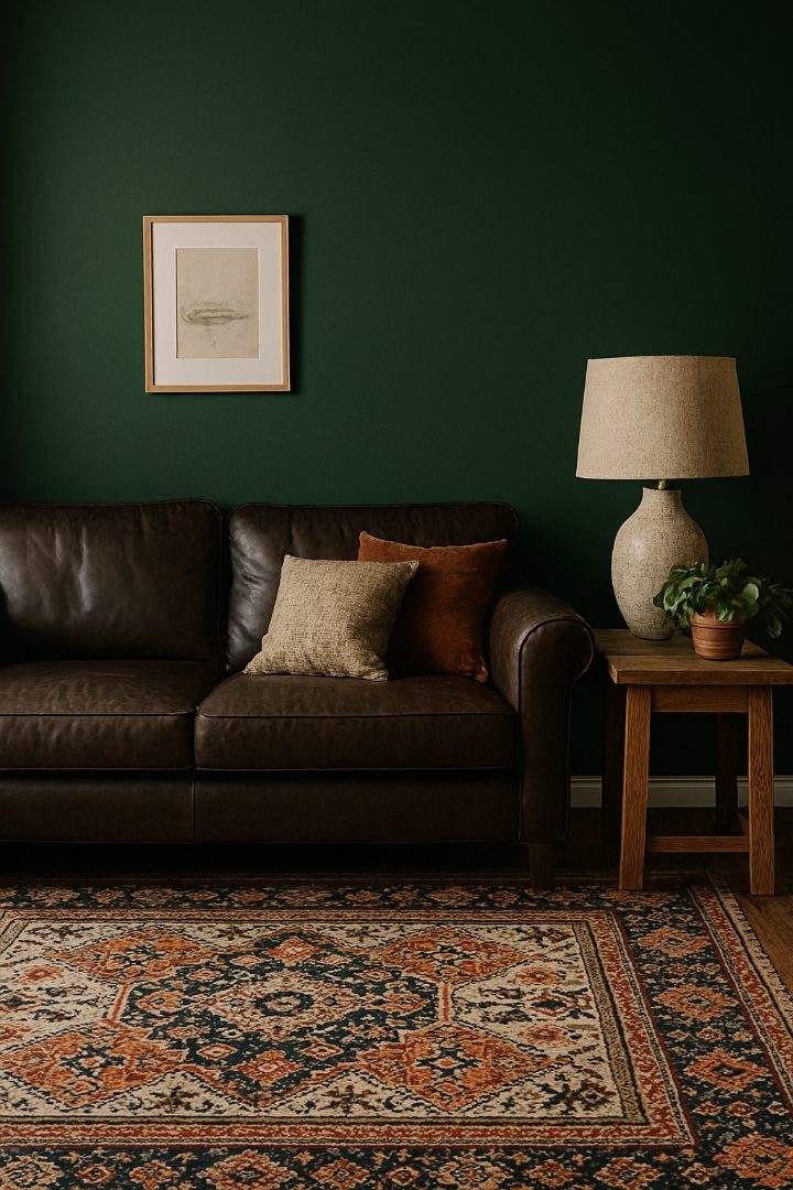 21 Green Accent Wall Living Room Ideas to Transform Your Space