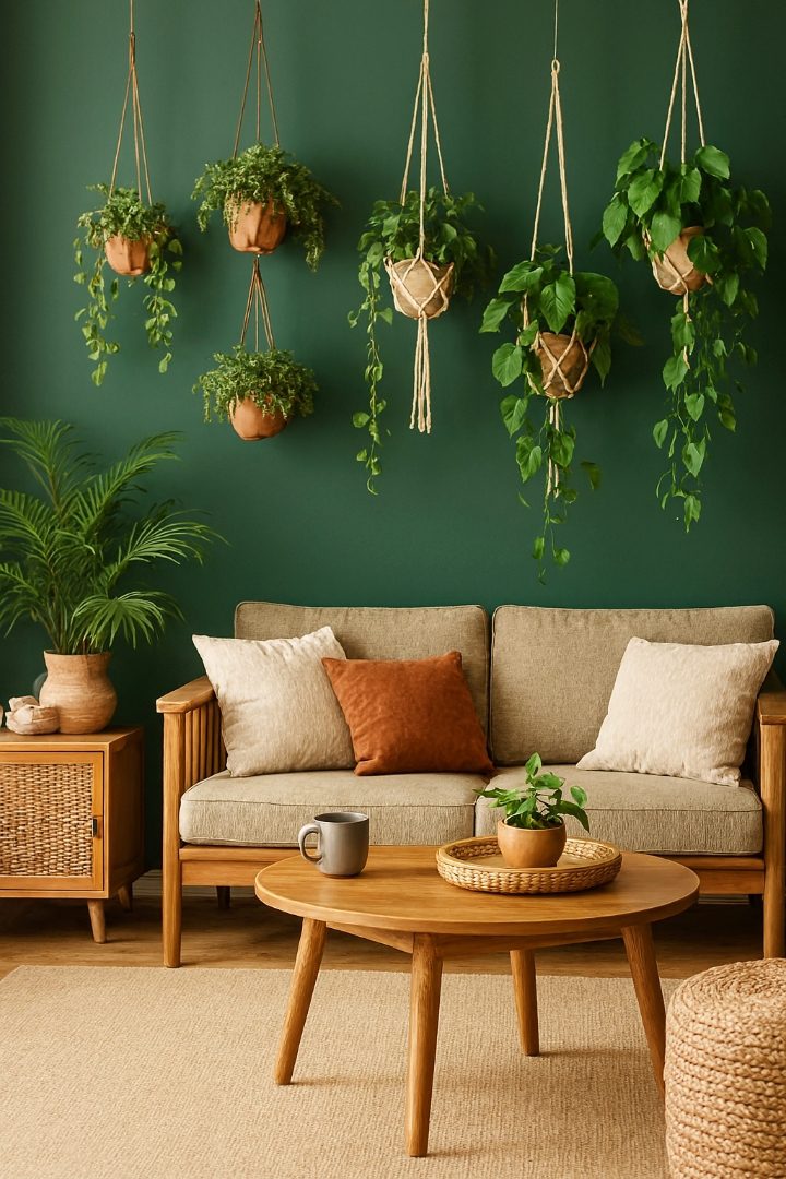 21 Green Accent Wall Living Room Ideas to Transform Your Space