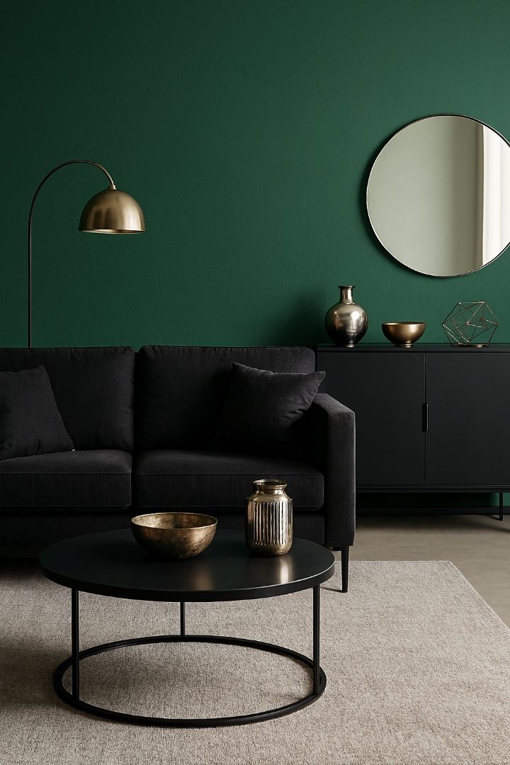 21 Green Accent Wall Living Room Ideas to Transform Your Space