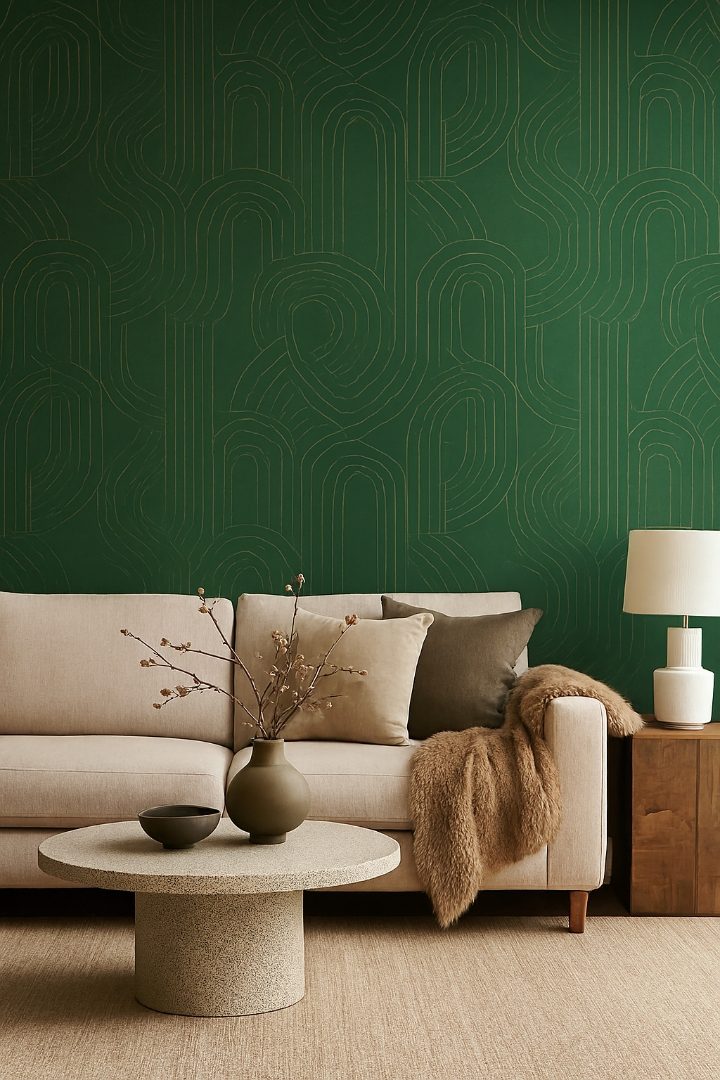 21 Green Accent Wall Living Room Ideas to Transform Your Space