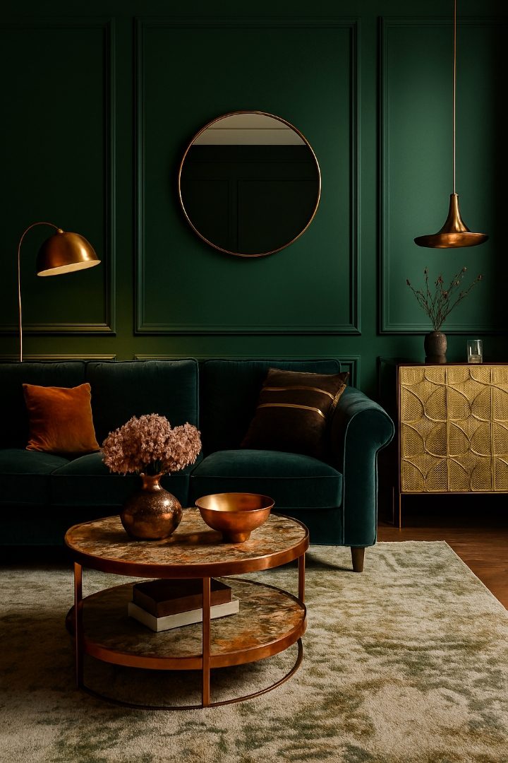 21 Green Accent Wall Living Room Ideas to Transform Your Space