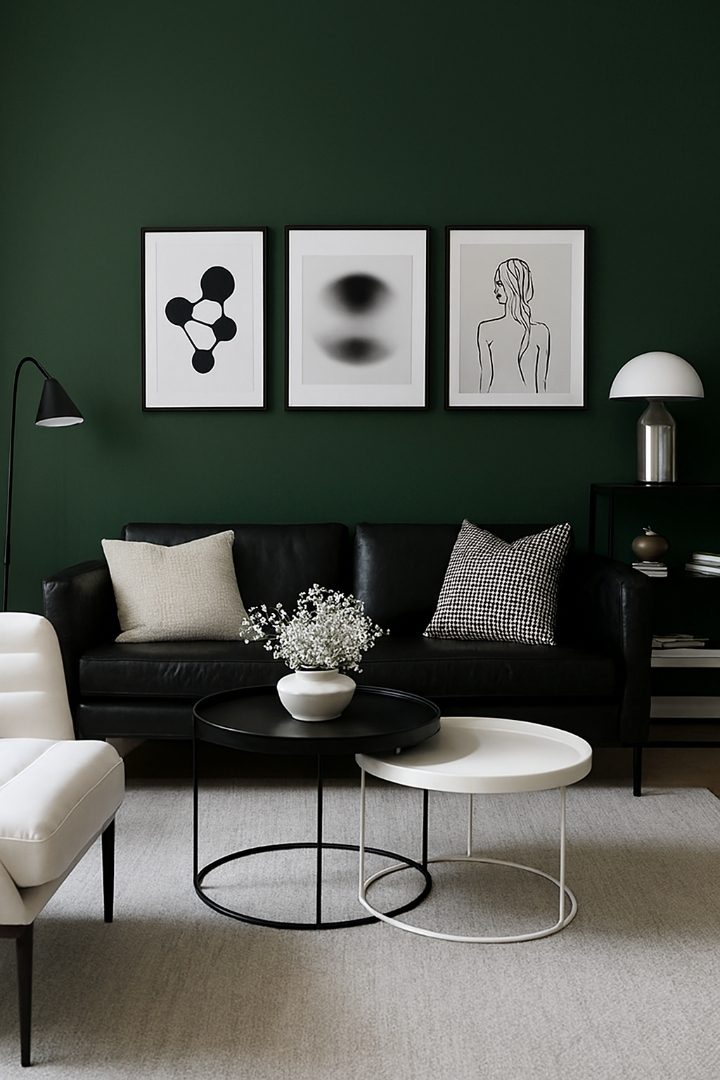 21 Green Accent Wall Living Room Ideas to Transform Your Space