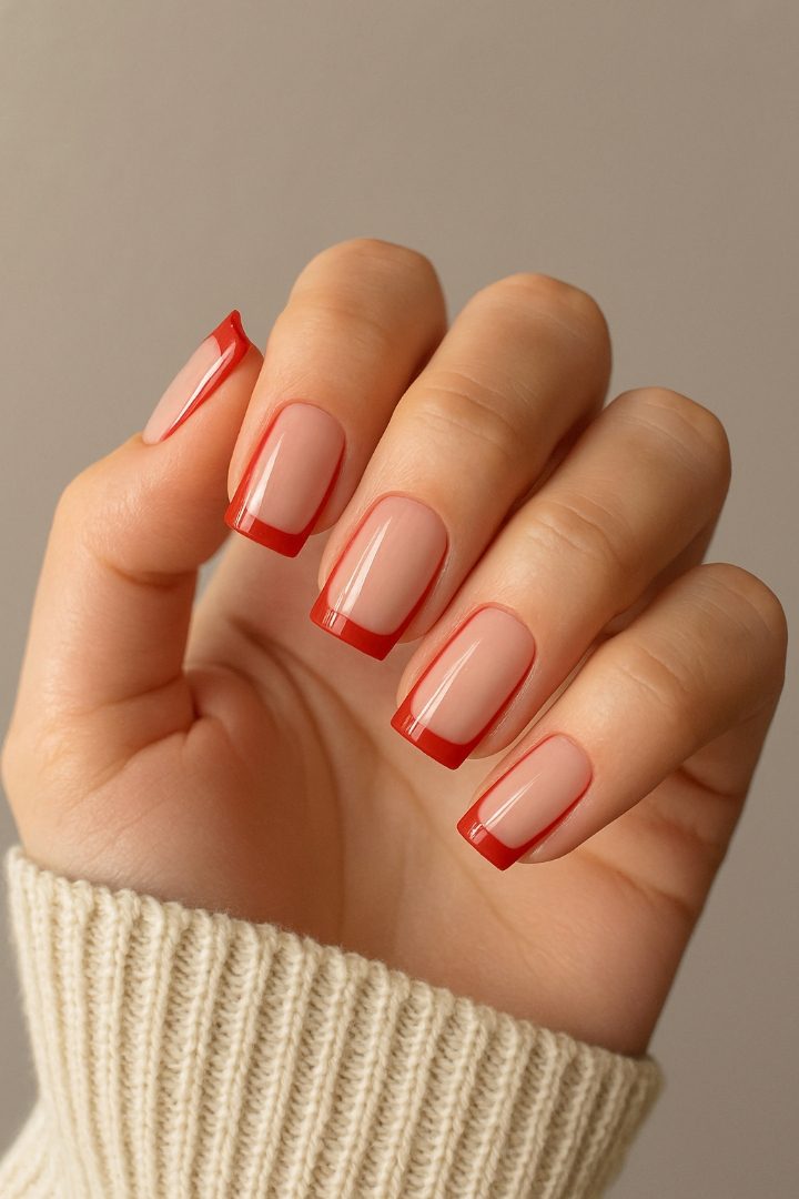Geometric Valentine Nails: 21 Stylish Nail Ideas for a Modern Valentine Look