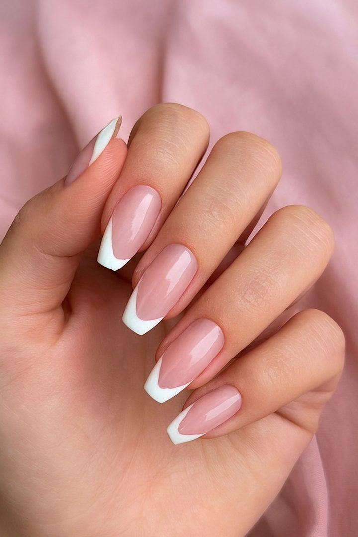 Geometric Valentine Nails: 21 Stylish Nail Ideas for a Modern Valentine Look