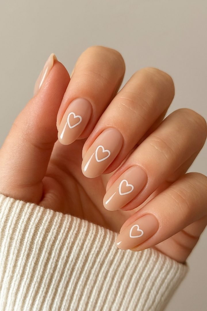 Geometric Valentine Nails: 21 Stylish Nail Ideas for a Modern Valentine Look