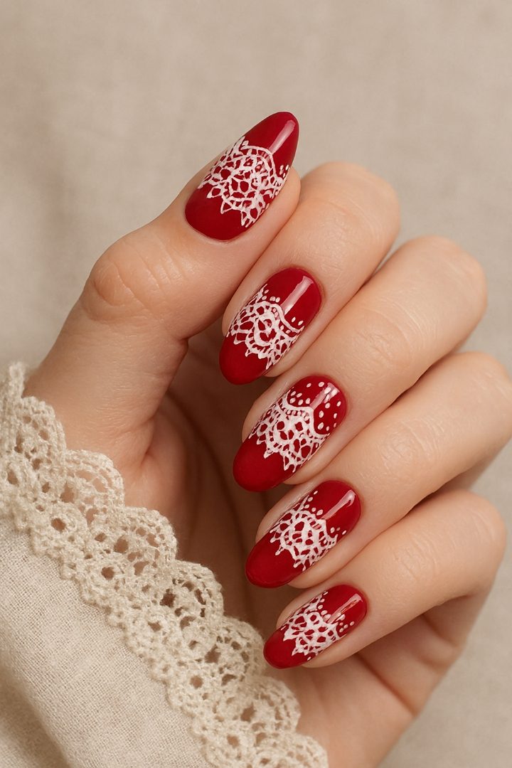 Romantic Red Nails: 19 Beautiful Ideas for a Soft, Feminine, and Stylish Look