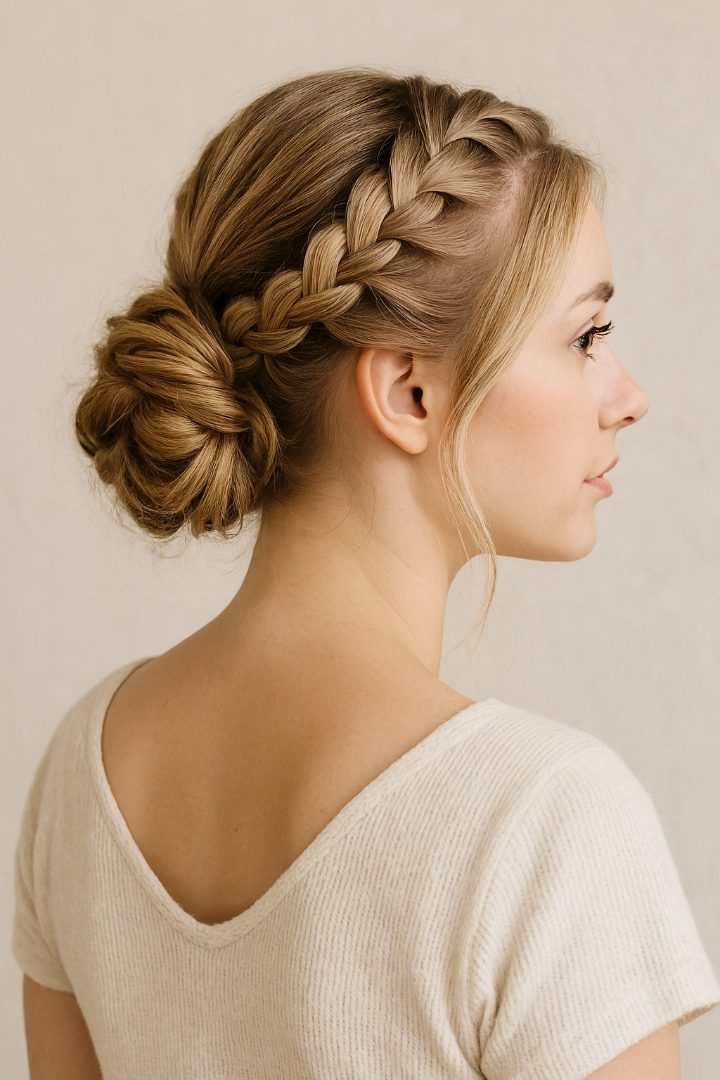 23 Stunning Wedding Dutch Braid Bun Ideas for Brides