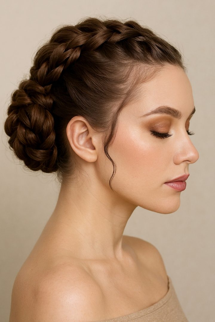23 Stunning Wedding Dutch Braid Bun Ideas for Brides