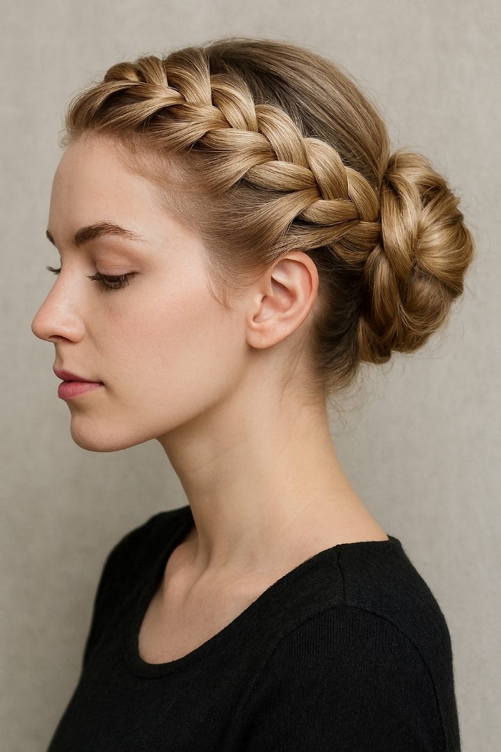 23 Stunning Wedding Dutch Braid Bun Ideas for Brides