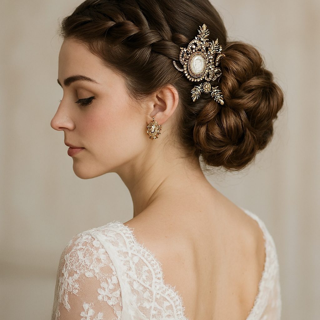 23 Stunning Wedding Dutch Braid Bun Ideas for Brides