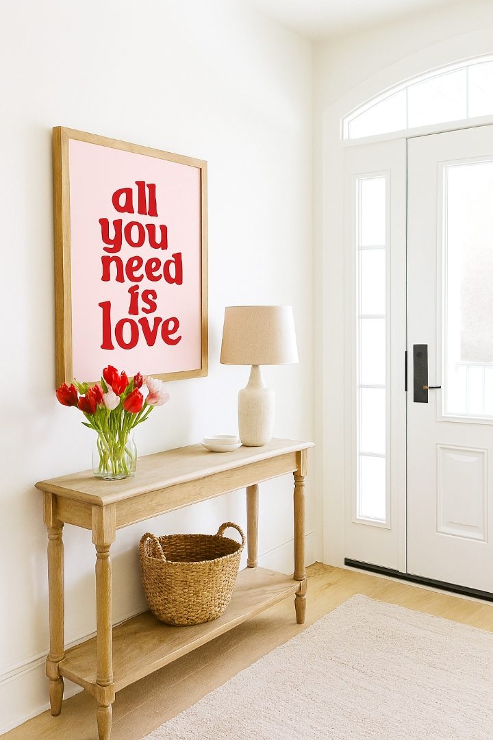 20 Valentines Entryway Ideas to Make Your Home Feel Warm and Romantic