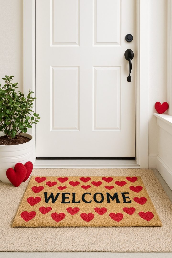 20 Valentines Entryway Ideas to Make Your Home Feel Warm and Romantic