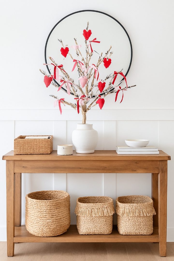 20 Valentines Entryway Ideas to Make Your Home Feel Warm and Romantic